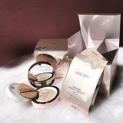 Phấn Nền Age 20's Signature Essence Cover Pact Moisture #21 (Hồng)