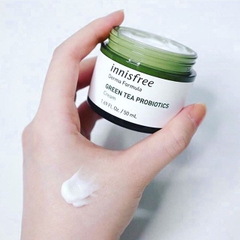 Kem Dưỡng Phục Hồi Da Innisfree Derma Formula Green Tea Probiotics Cream 50ml