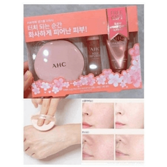 Set Trang Điểm A.H.C Perfect Dual Cover Cushion Foundation Glam Special Gift Set ( Tặng Kèm Kem Dưỡng + Serum)