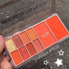 Set Phấn Mắt - Má Hồng Sivanna Colors Infatuated Pro Palette HF5021 #01