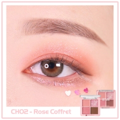 Phấn mắt 4 ô màu Crystal Heart Lock Shadow CH02