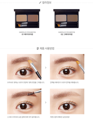 Bột Kẻ Mày The Face Shop Brow Master Kit #01