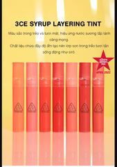 Son Tint Bóng 3ce Syrup Layering Tint #Stayful