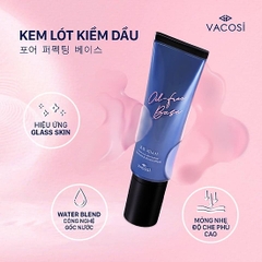 Kem Lót Kiềm Dầu, Sáng Da Vacosi Oil-Free Base 45ml #01