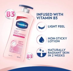 [ Mẫu Mới 2021]Dưỡng Thể Vaseline Healthy White Uv Lightening 725Ml