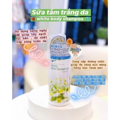 Sữa tắm trắng trắng da Manis White Body Shampoo Nhật Bản 450ml