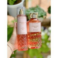 Set Bath & Body Works Champagne Toast ( Mist+ Shower Gel + Body Cream)