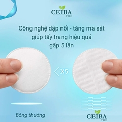 Bông Tẩy Trang 100% Cotton Ceiba Tree Organic Cotton Pads 80m