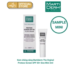 Chống Nắng Marti Derm Proteos Screen SpF50 + Fluid Cream 2ml