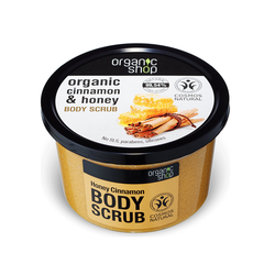Tẩy Da Chết Toàn Thân Organic Shop Cinnamon& Honey Body Scrub 250ml