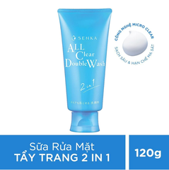 Sữa Rửa Mặt Tẩy Trang Senka All Clear Double W