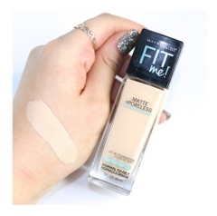 Kem Nền Mịn Nhẹ Kiềm Dầu Chống Nắng Fit Me Maybelline Matte Poreless Foundation 30ml #112