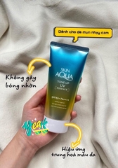 Kem Chống Nắng Skin Aqua Tone Up UV Essence SPF50+ PA++++ Mint Green 80Gr