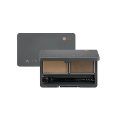 Bột Mày Missha Twin Brow Kit Gray Brown #01