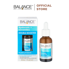 Serum Balance Active Formula Cấp Ẩm, Mờ Nếp Nhăn 30ml Hyaluronic + Ceramides Double Booster