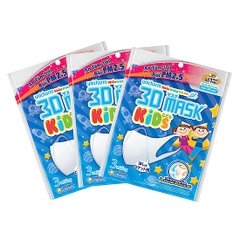 Khẩu Trang Unicharm 3D Mask Kid (Dành Cho Trẻ Dưới 10 Tuổi - 3 Cái)