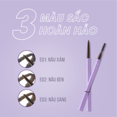 Chì Kẻ Mày Black Rouge Half-Hard Drawing Master Eyebrow #E03