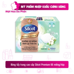 ACC Bông Tẩy Trang Silcot Premium 66 Miếng (Xanh Lá)