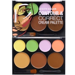 Tạo Khối Contour & Correct Cream Palette City Color 22.5G
