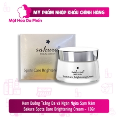 Kem Dưỡng Trắng Da và Ngăn Ngừa Sạm Nám Sakura Spots Care Brightening Cream (13g)