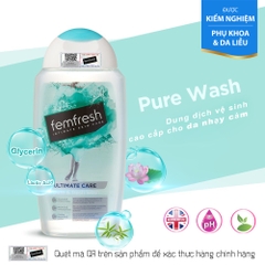 Dung Dịch Vệ Sinh Phụ Nữ Cao Cấp Cho Da Nhạy Cảm Femfresh Pure & Fresh Wash 250ml