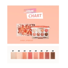 Phấn Mắt Clio Prism Air Shadow #01 Coral Sparkle