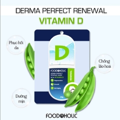 Mặt Nạ Foodaholic Derma Perfectt Renewal Mask with Vitamin D 23g