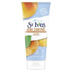 SRM ST.Ives Apricot Scrub 170g #Acne Control (Xanh Dương)