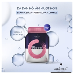 Kẹo Dẻo Bổ Sung Collagen Sakura Bloom Anti Aging Collagen Gummies 140g