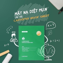 Mặt Nạ Trị Mụn Chuyên Sâu Caryophy Portulaca Mask Sheet 3In1 22g