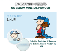 Phấn Phủ Innisfree X Peanuts No Sebum Mineral Powder 5g #4