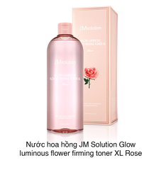 Nước Cân Bằng JMsolution Glow Luminous Flower Firming Toner XL 600ml #Rose