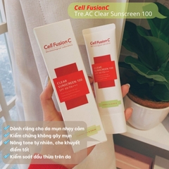 Chống Nắng Cell Fusion C Clear Sunscreen Cho Da Mụn 10ml (Xanh Lá)