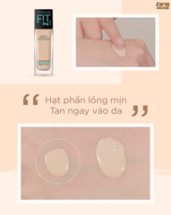 Kem Nền Mịn Lì Fit Me Maybelline 125 Nude Beige 30ml