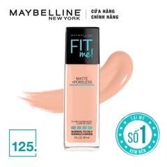 Kem Nền Mịn Lì Fit Me Maybelline 125 Nude Beige 30ml