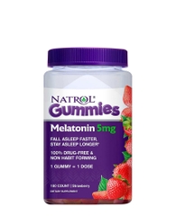 Kẹo Ngủ Ngon Natrol Gummies Melatonin 5mg 180 viên