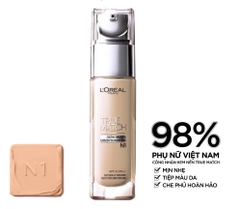 Kem Nền L'Oreal True Match Liquid N1 Nude Ivory