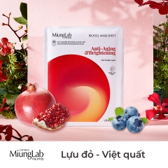 Mặt Nạ Miung Lab Biocell Mask Anti-Aging & Brightening (Đỏ)