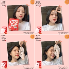 Mặt Nạ Vitamin C Dưỡng Trắng Tiam My Signature Vita Red Mask 23ml