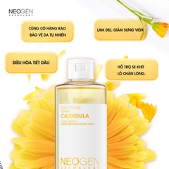 Nước Hoa Hồng Chiết Xuất Hoa Cúc Làm Dịu Da Neogen Real Flower Calendula Toner 300ml