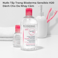 Tẩy Trang Bioderma Créaline H2O 500ml (Hồng)