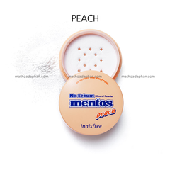 Phấn Phủ Innisfree No-sebum Mineral Powder Mentos 5g #Peach