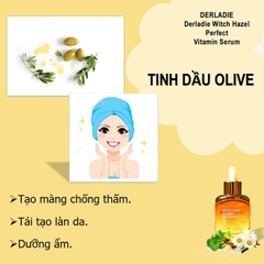 Tinh Chất Derladie Witch Hazel Perfect Vitamin Giảm Mụn, Hỗ Trợ Làm Mờ Sẹo (Mới) 35ml