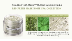 Mặt Nạ Đất Sét Hương Thảo Giảm Mụn Đầu Đen, Se Khít Lỗ Chân Lông Re:p Bio Fresh Mask With Real Nutrition Herbs 130g