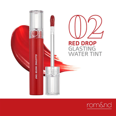 Son Tint Nước Siêu Lì Romand 02 Red Drop Glasting Water Tint 4g