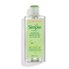 Nước Cân Bằng Không Cồn Làm Dịu Da Simple Soothing Facial Toner 200ml