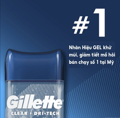 Gel Khử Mùi Gillette Giảm Tiết Mồ Hôi Hương Arctic Ice 107g