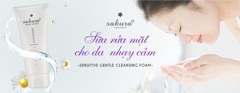 Sửa Rửa Mặt Dành Cho Da Nhạy Cảm Sakura Gentle Cleanser 100g