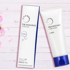 Sữa Rửa Mặt Trị Nám Trắng Da Transino Clear Wash 100g