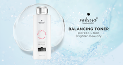 Nước Hoa Hồng Sakura Balancing Pore Solution Toner 200ml